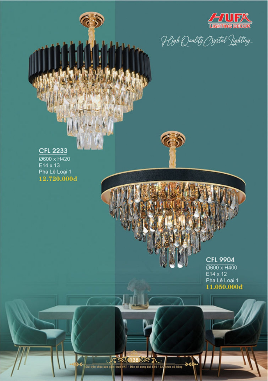 Bảng giá đèn trang trí HUFA